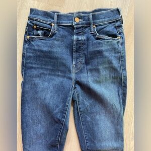 MOTHERS Denim ‘The Stunner Ankle Fray’ Size 25 Jeans ‘Teaming Up’